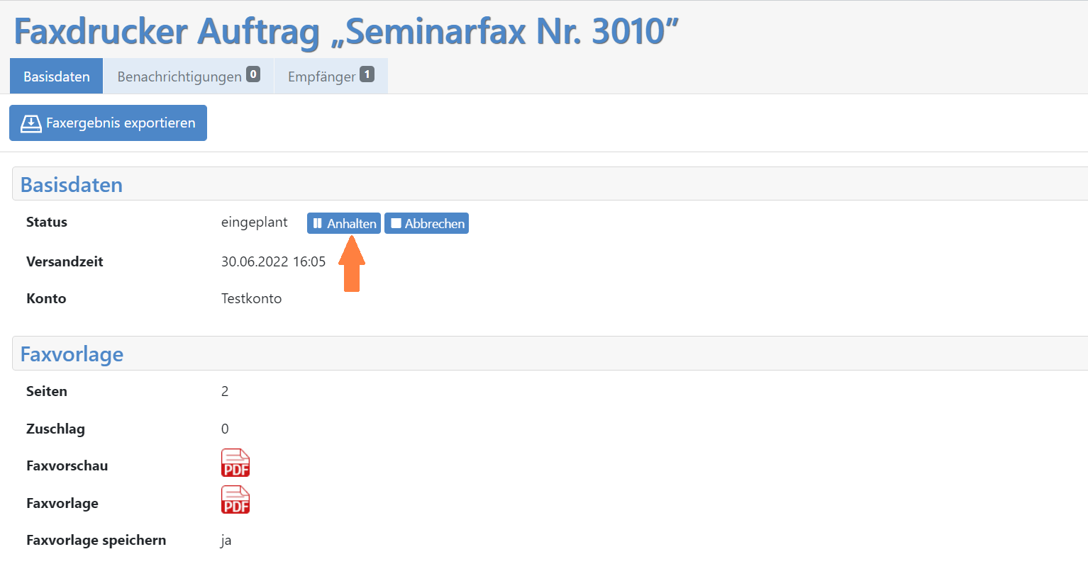 Faxdrucker_Steuerung_Fax_Anhalten
