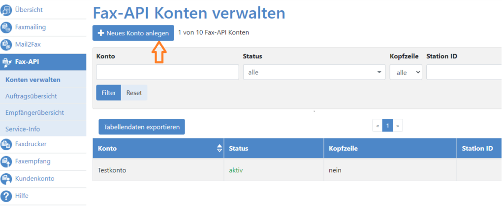 Fax-API_Konto_verwalten-Konto anlegen