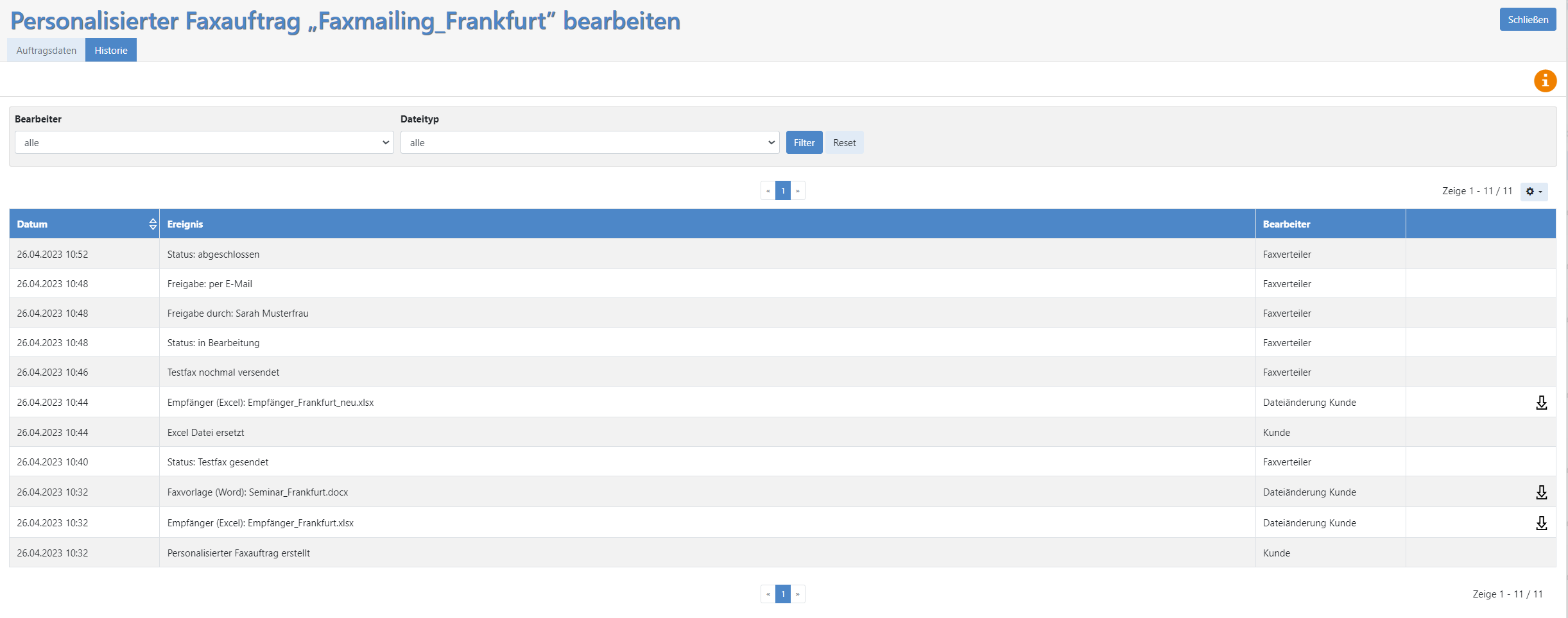 Faxmailing_personalisiert_Historie_komplett